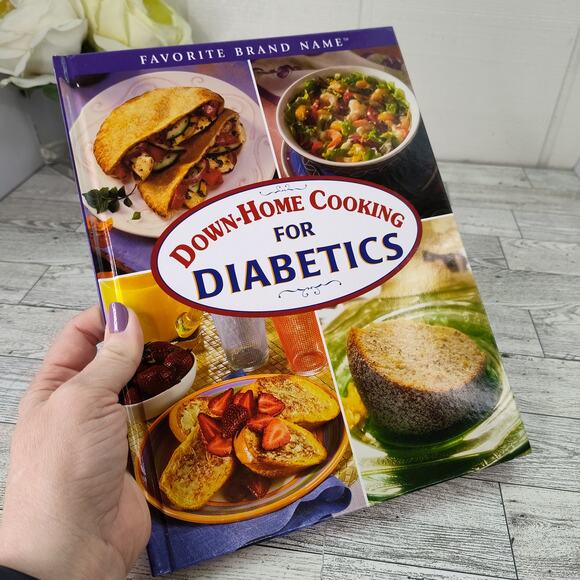 Down Home Cooking for Diabetics Cookbook 2005 PIL Favorite Brand Name Recipes - Picture 1 of 16